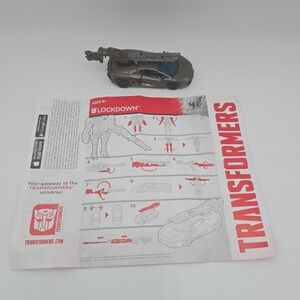 Transformers Age of Extinction Lockdown One-Step Changer Complete w/ Instruction